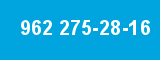 962 275-28-16 962 275-28-16